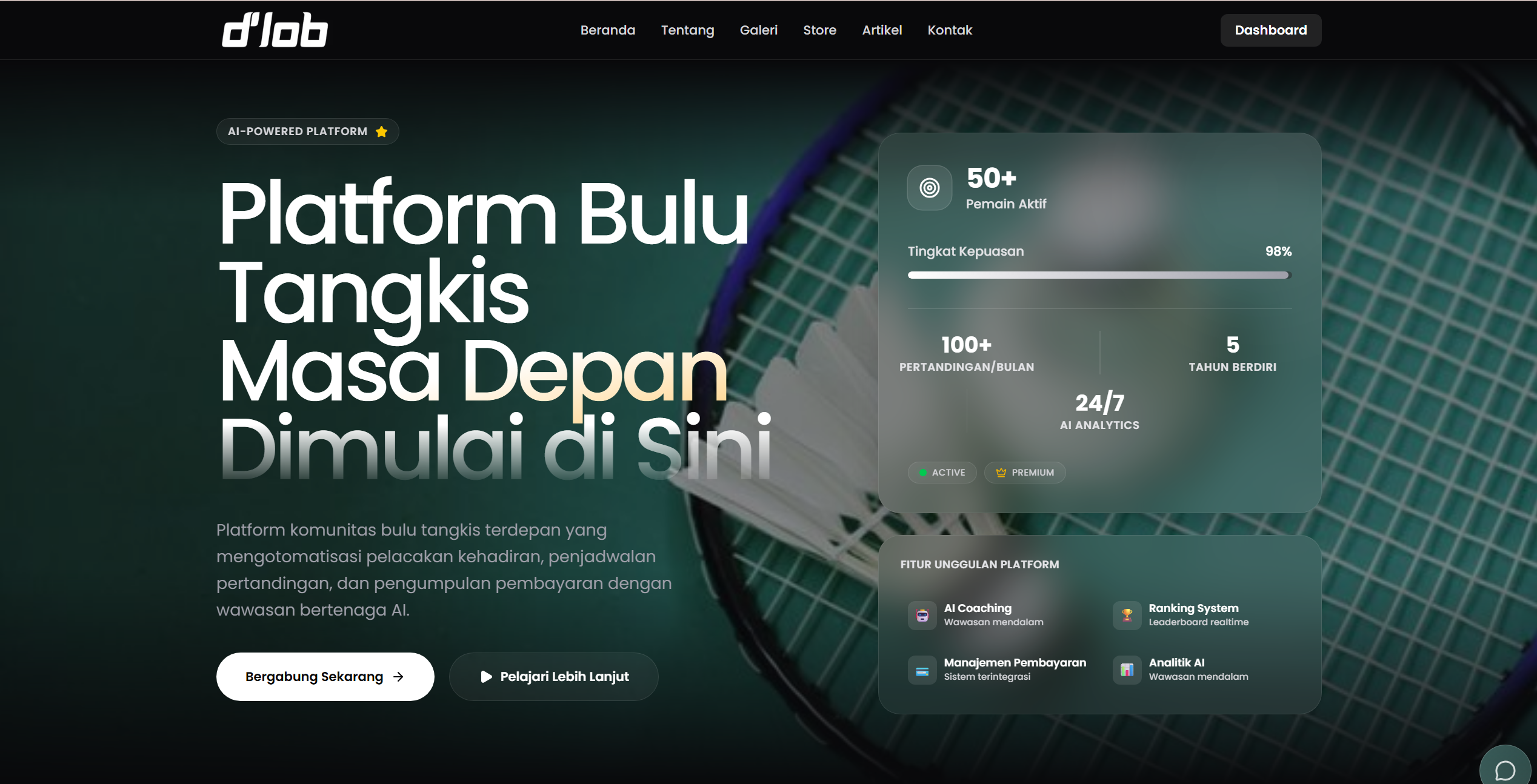 Dlob Community - Interactive Digital Hub