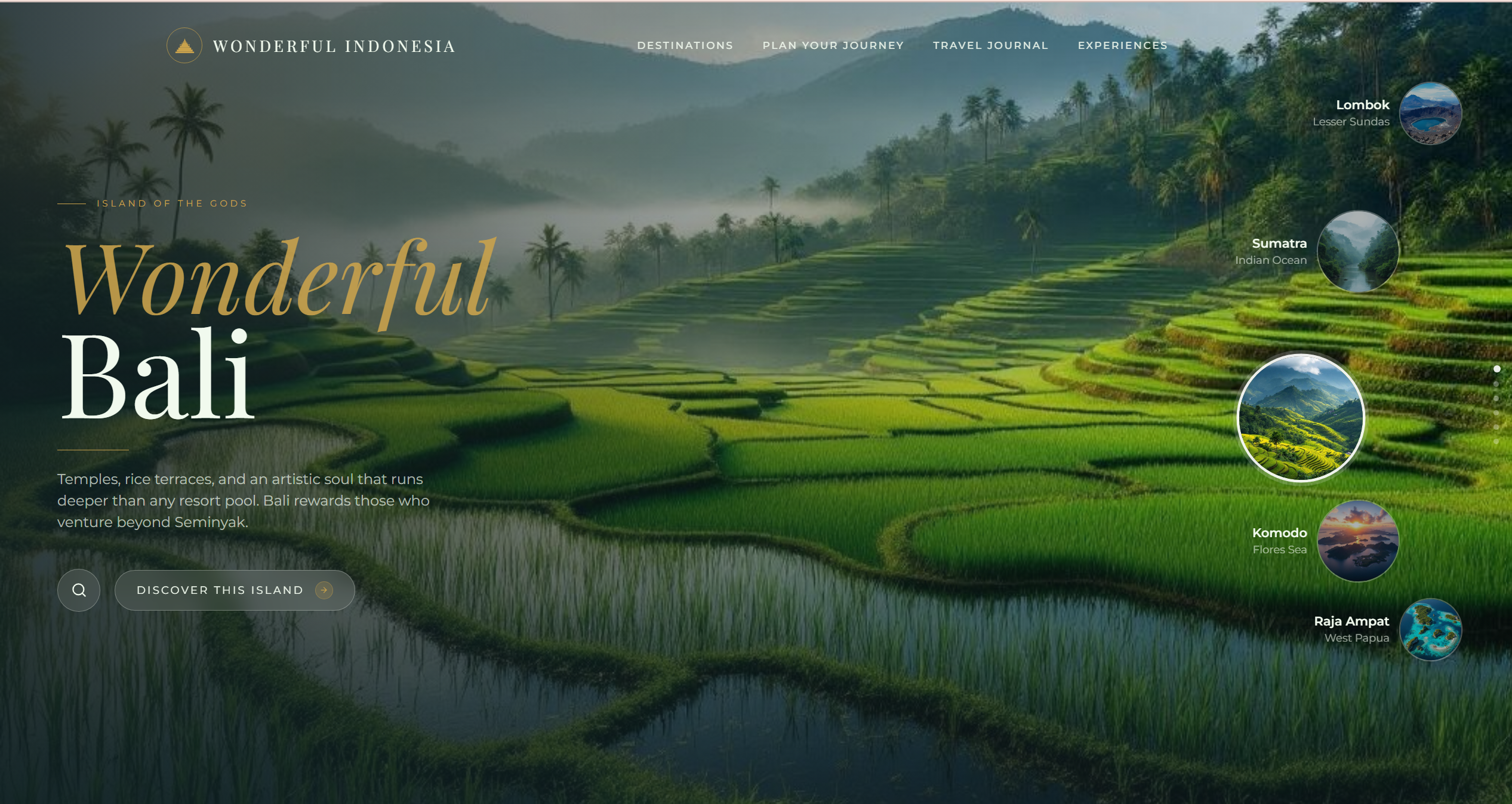 Wonderful Indonesia - Cultural Exploration Portal